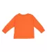 Rabbit Skins® 3311 Toddler Long Sleeve T-shirt in Orange back view