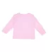 Rabbit Skins® 3311 Toddler Long Sleeve T-shirt in Pink back view