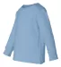 Rabbit Skins® 3311 Toddler Long Sleeve T-shirt in Light blue side view