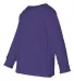 Rabbit Skins® 3311 Toddler Long Sleeve T-shirt in Purple side view