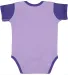 4400 Onsie Rabbit Skins® Infant Lap Shoulder Cree in Lavender/ purple back view
