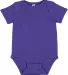 4400 Onsie Rabbit Skins® Infant Lap Shoulder Cree in Purple front view
