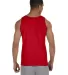 2200 Gildan Ultra Cotton Tank Top in Red back view