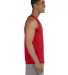 2200 Gildan Ultra Cotton Tank Top in Red side view