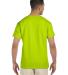 2300 Gildan Ultra Cotton Pocket T-shirt in Safety green back view