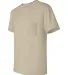 2300 Gildan Ultra Cotton Pocket T-shirt in Sand side view