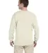 G240 Gildan Ultra Cotton Long Sleeve T-shirt NATURAL back view