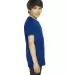 2201 American Apparel Unisex Youth Fine Jersey S/S LAPIS side view