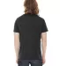 BB401 American Apparel Unisex Poly-Cotton Short Sl in Heather black back view