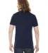 BB401 American Apparel Unisex Poly-Cotton Short Sl in Navy back view