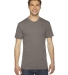 American Apparel TR401 Unisex Tri-Blend Track Tee TRI COFFEE front view