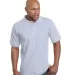 1000 Bayside Adult Cotton Pique Polo in Ash front view