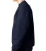 1102 Bayside Fleece Crew Neck Pullover S - 5XL  in Navy side view