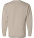 1102 Bayside Fleece Crew Neck Pullover S - 5XL  in Sand back view