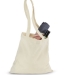 115 Gemline Economy Tote NATURAL front view