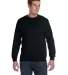 1200 Gildan® DryBlend® Crew Neck Sweatshirt in Black front view