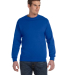 1200 Gildan® DryBlend® Crew Neck Sweatshirt in Royal front view