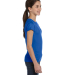 2616 LA T Girls' Fine Jersey Longer Length T-Shirt in Royal side view