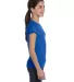 2616 LA T Girls' Fine Jersey Longer Length T-Shirt ROYAL side view