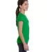 2616 LA T Girls' Fine Jersey Longer Length T-Shirt KELLY side view