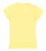 2616 LA T Girls' Fine Jersey Longer Length T-Shirt BUTTER back view