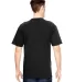 2905 Bayside Adult Union Made Cotton Tee in Black back view