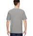 2905 Bayside Adult Union Made Cotton Tee in Dark ash back view