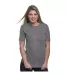 2905 Bayside Adult Union Made Cotton Tee in Dark ash front view