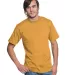 2905 Bayside Adult Union Made Cotton Tee in Gold front view