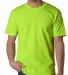 2905 Bayside Adult Union Made Cotton Tee in Lime green front view