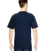 2905 Bayside Adult Union Made Cotton Tee in Navy back view