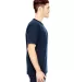 2905 Bayside Adult Union Made Cotton Tee in Navy side view