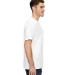2905 Bayside Adult Union Made Cotton Tee in White side view