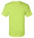 2905 Bayside Adult Union Made Cotton Tee in Lime green back view
