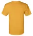 2905 Bayside Adult Union Made Cotton Tee in Gold back view