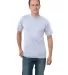 3015 Bayside Adult Union Made Cotton Pocket Tee in Ash front view