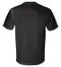 3015 Bayside Adult Union Made Cotton Pocket Tee BLACK back view