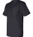 3015 Bayside Adult Union Made Cotton Pocket Tee in Navy side view