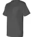 3015 Bayside Adult Union Made Cotton Pocket Tee in Charcoal side view