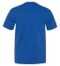 3015 Bayside Adult Union Made Cotton Pocket Tee in Royal blue back view