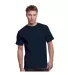 3015 Bayside Adult Union Made Cotton Pocket Tee in Navy front view