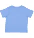 3301T Rabbit Skins Toddler Cotton T-Shirt in Carolina blue back view