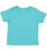 3301T Rabbit Skins Toddler Cotton T-Shirt in Caribbean front view