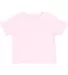 3301T Rabbit Skins Toddler Cotton T-Shirt in Pink front view