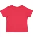3301T Rabbit Skins Toddler Cotton T-Shirt in Red back view