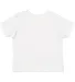 3301T Rabbit Skins Toddler Cotton T-Shirt in White back view