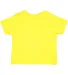 3301T Rabbit Skins Toddler Cotton T-Shirt in Yellow back view