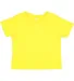 3301T Rabbit Skins Toddler Cotton T-Shirt in Yellow front view