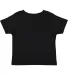 3301T Rabbit Skins Toddler Cotton T-Shirt in Black back view