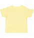 3301T Rabbit Skins Toddler Cotton T-Shirt in Banana back view